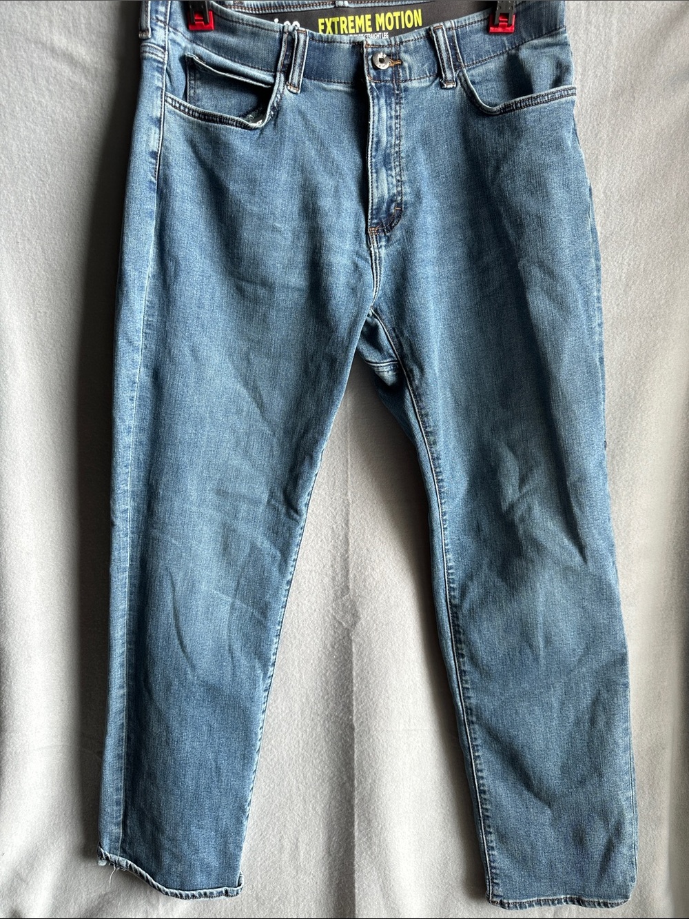 Lee Men's Straight Jeans in Light Blue Denim